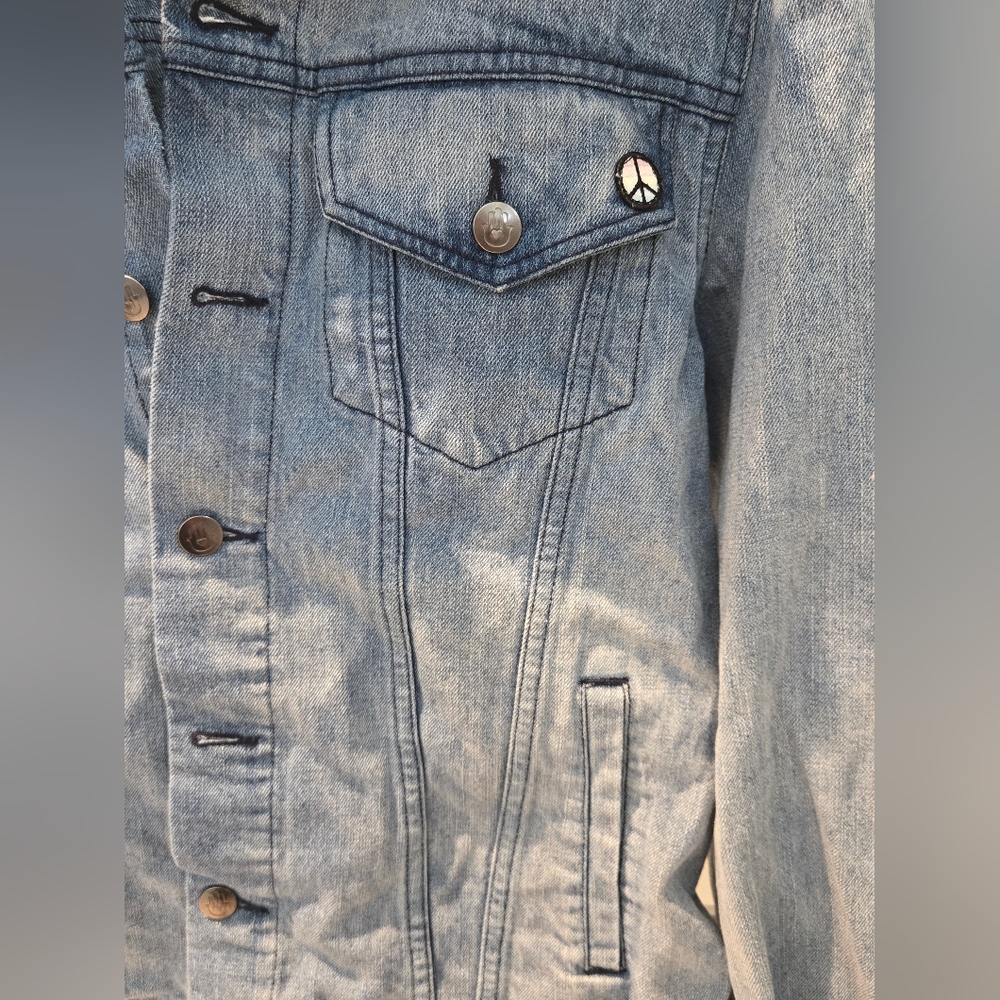 Spiritual Gangster Blue Denim Jacket - Picture 2 of 9
